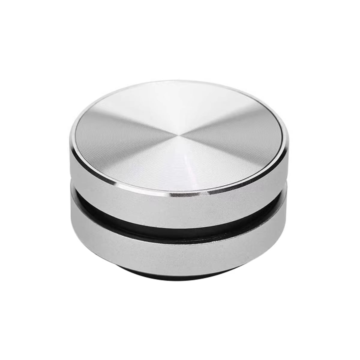 Portable Mini Bluetooth Speaker Turns Anything into a Speaker Wireless Bone Conduction Induction Vibration (Silver)