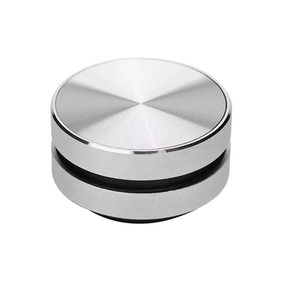 Portable Mini Bluetooth Speaker Turns Anything into a Speaker Wireless Bone Conduction Induction Vibration (Silver)