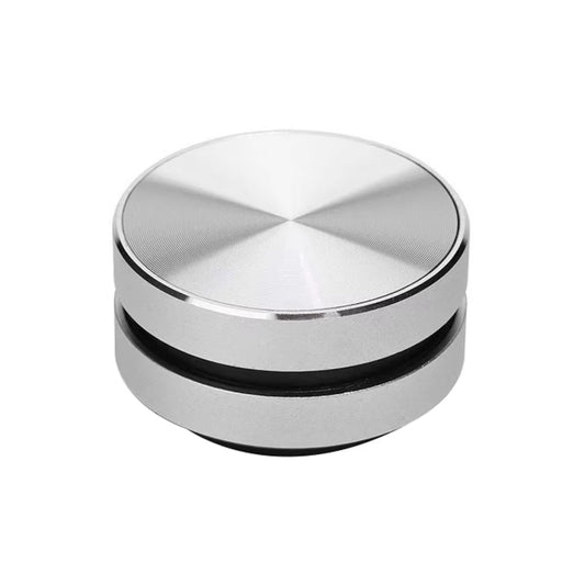 Portable Mini Bluetooth Speaker Turns Anything into a Speaker Wireless Bone Conduction Induction Vibration (Silver)